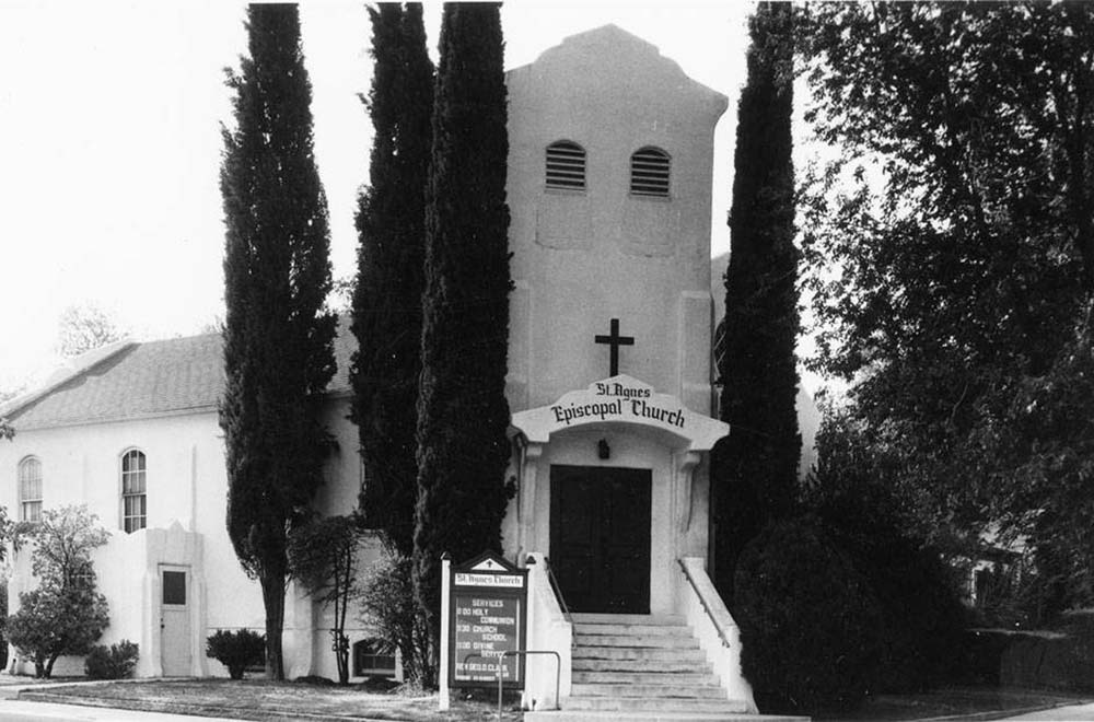 Banning black & white photo church