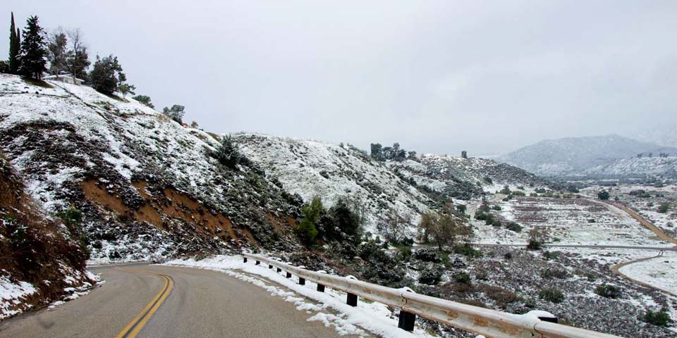 Banning Bench Bluff St. heading towards the wash